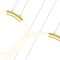 Cwi Lighting Hoops 5 Light LED Chandelier With Satin Gold Finish 1273P44-5-602-RC - alternate 2